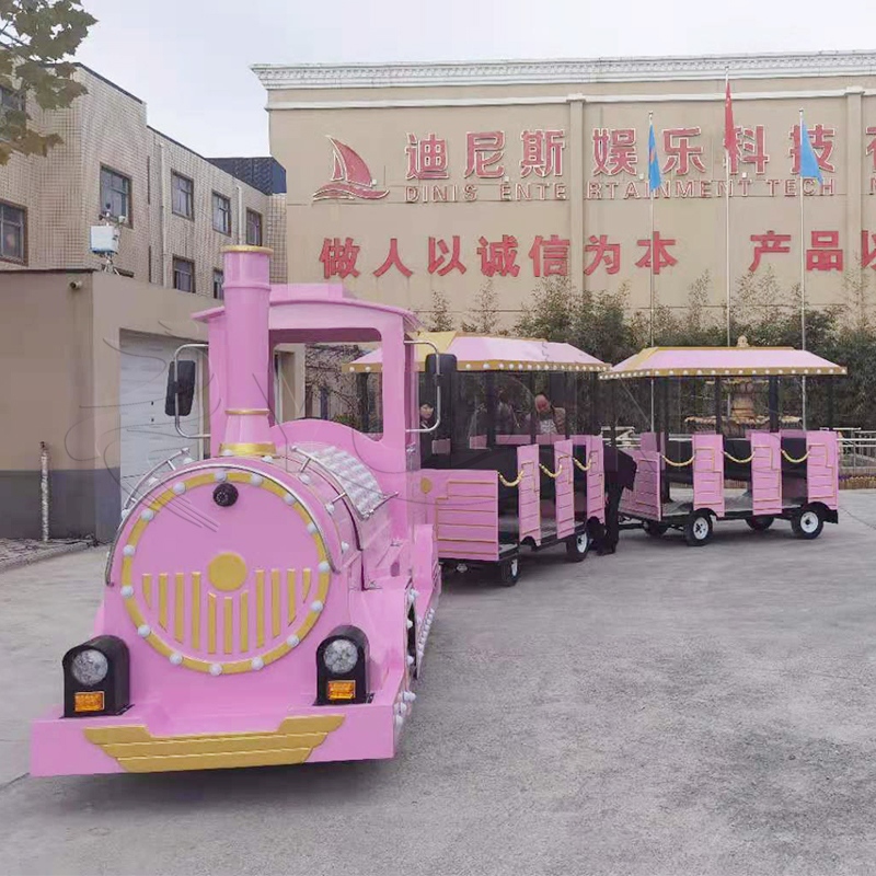 Pink Sightseeing Trackless Train