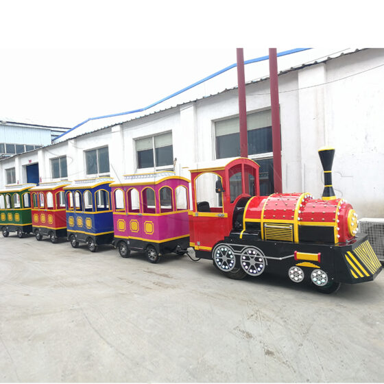 Red Thomas Trackless Train