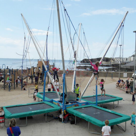 Bungee Trampoline with Trailer