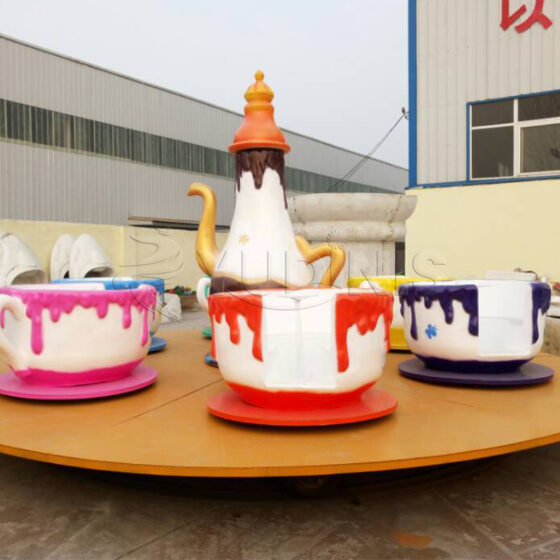 Colorful Coffee Cup and Saucer Ride