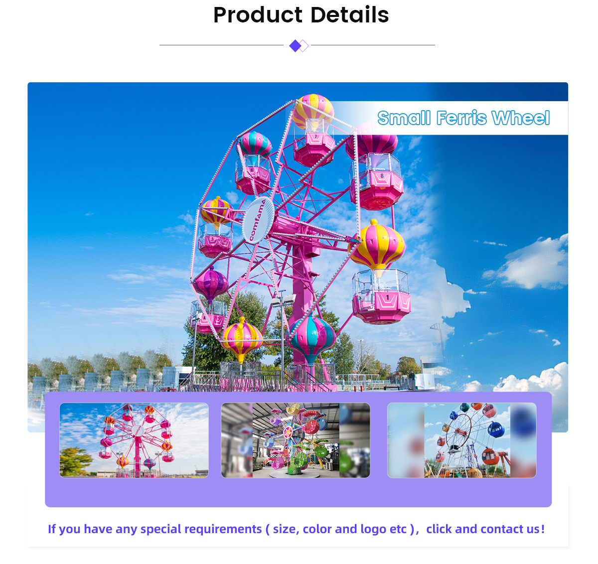 Amusement Park Ferris Wheel For Sale -  - 3